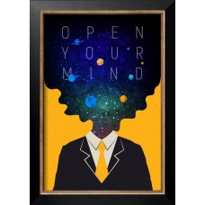 Open Your Mind Framed Poster Wall Art   